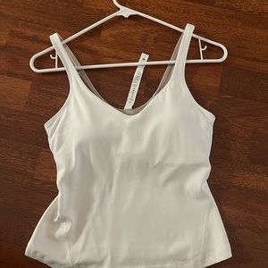 White Lululemon Align Tank Top